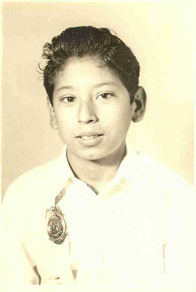 Fred Jimenez De La Rosa Sr. at age 13 in 1953